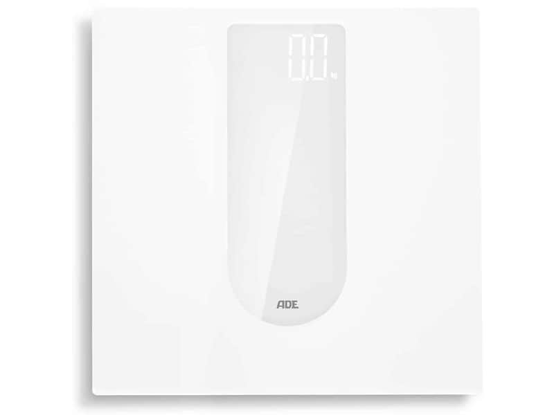 ADE Personenwaage Allegra Weiss Digitale Körperwaage in modernem Design