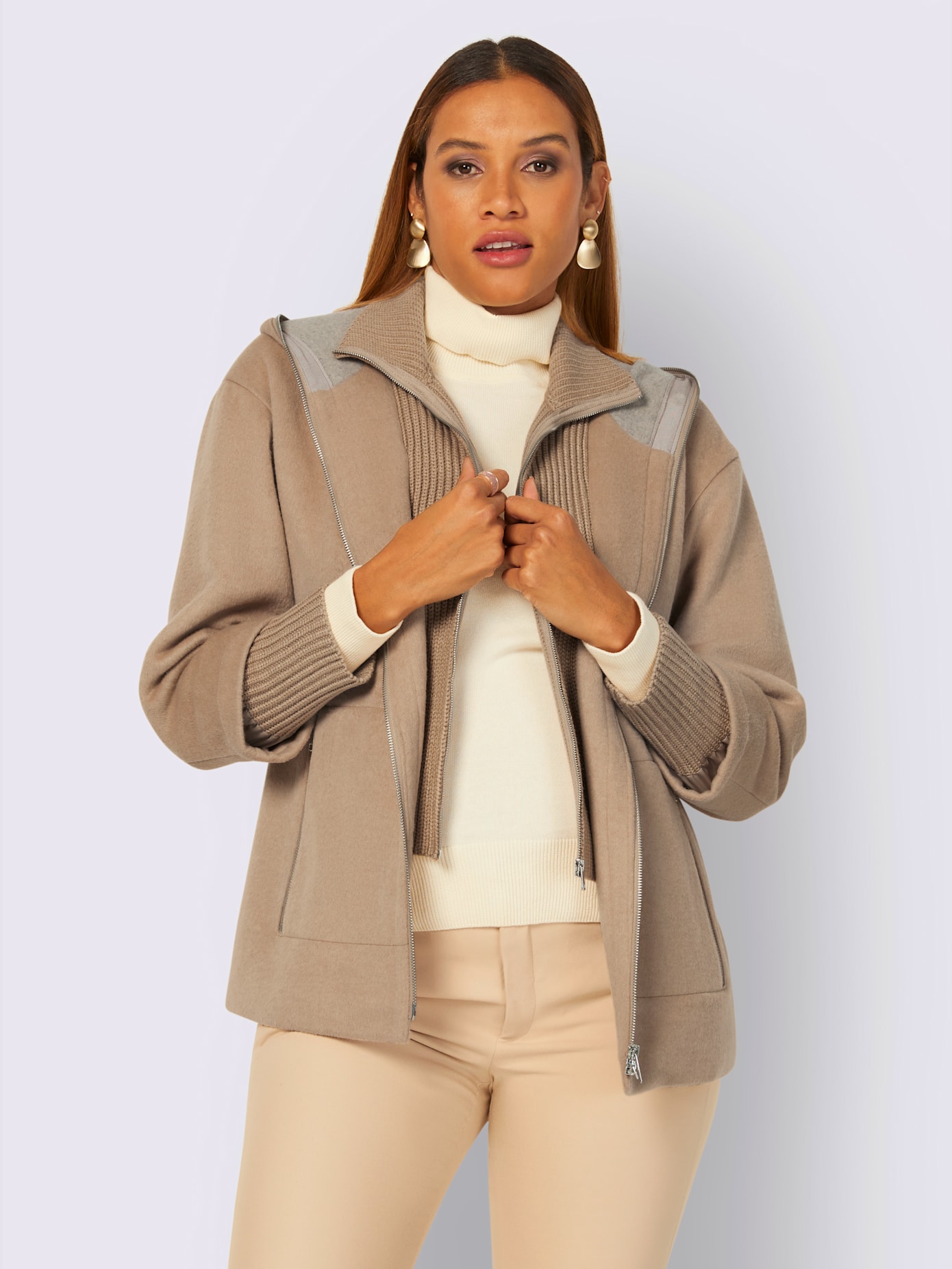 Veste 50% laine vierge