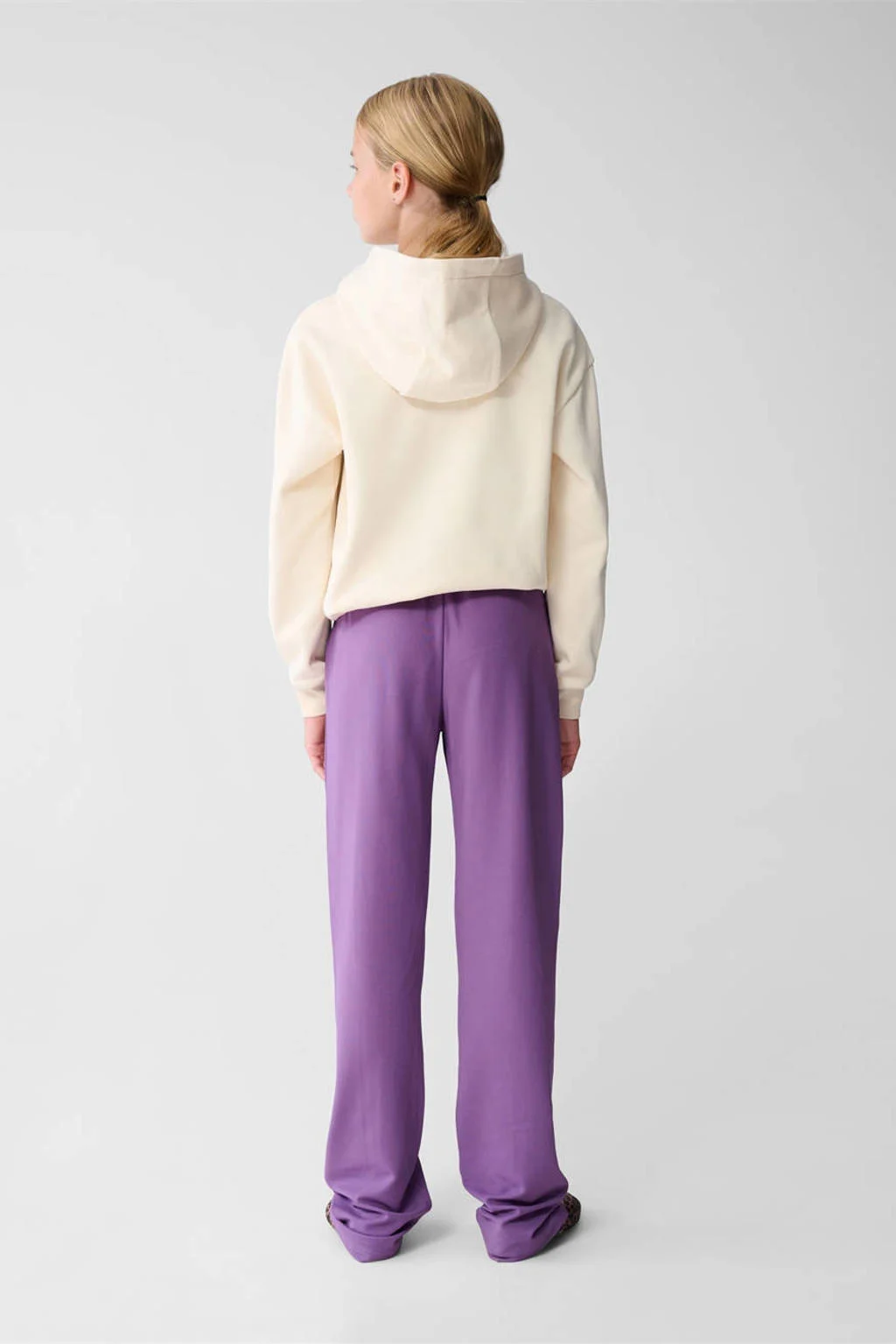Shoeby wide leg casual broek paars