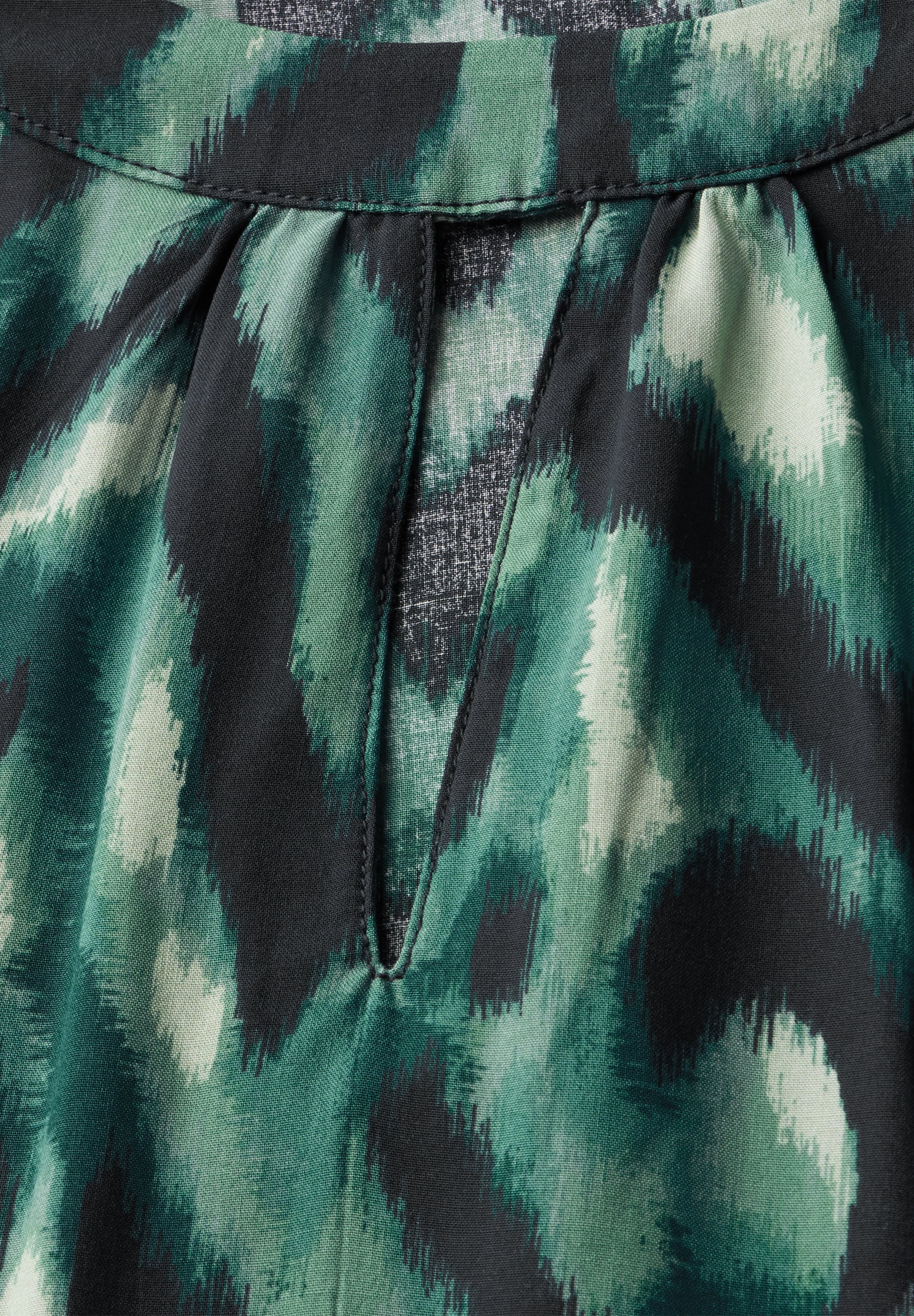 STREET ONE Midikleid Ohne Taschen 3/4 Arm mit grafischem Muster