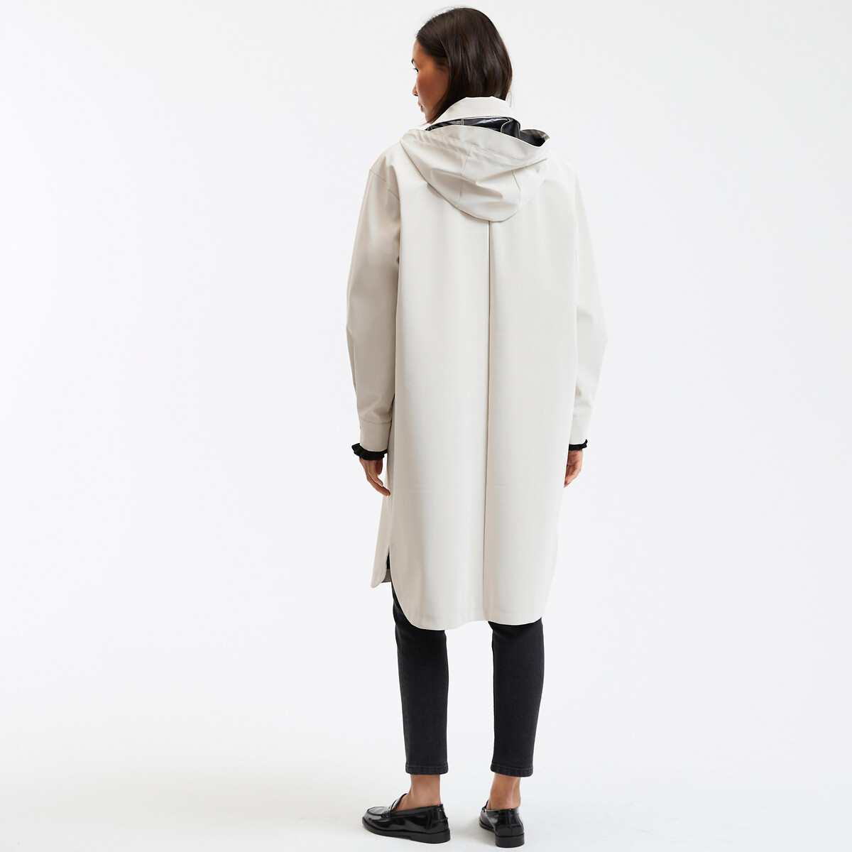 COLEÇÕES LA REDOUTE<br>Regatas oversized com capuz, Signature PRISCA