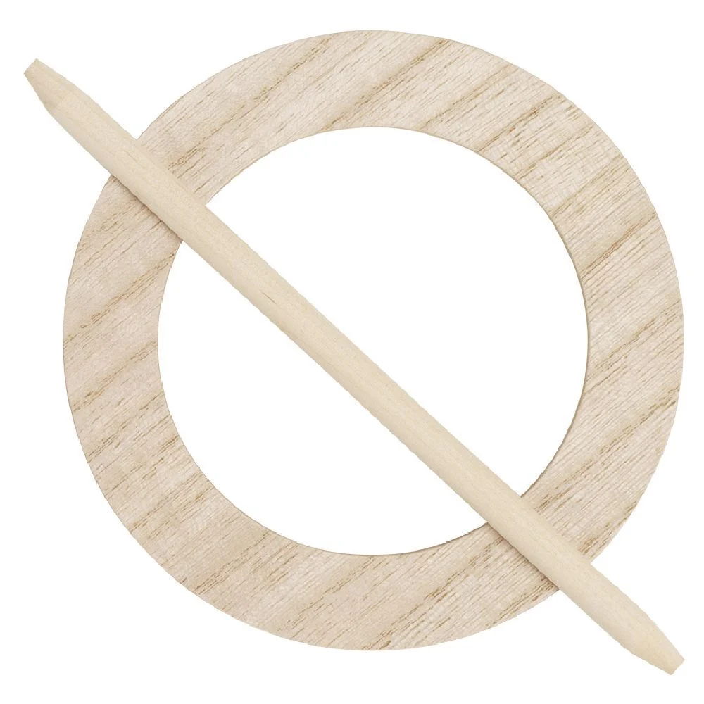 Embrasse ronde bois naturel