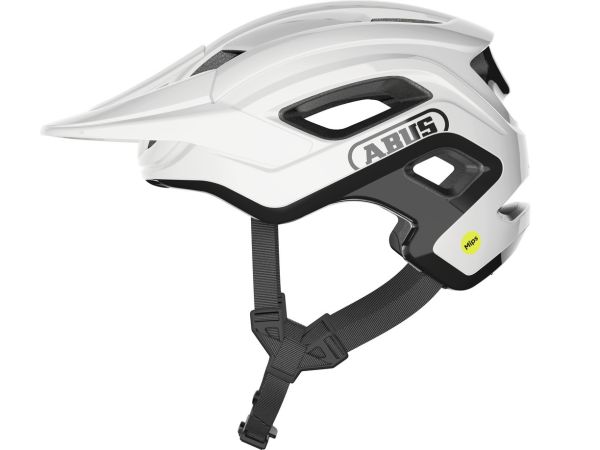Abus CliffHanger MIPS Cykelhjelm, Shiny White