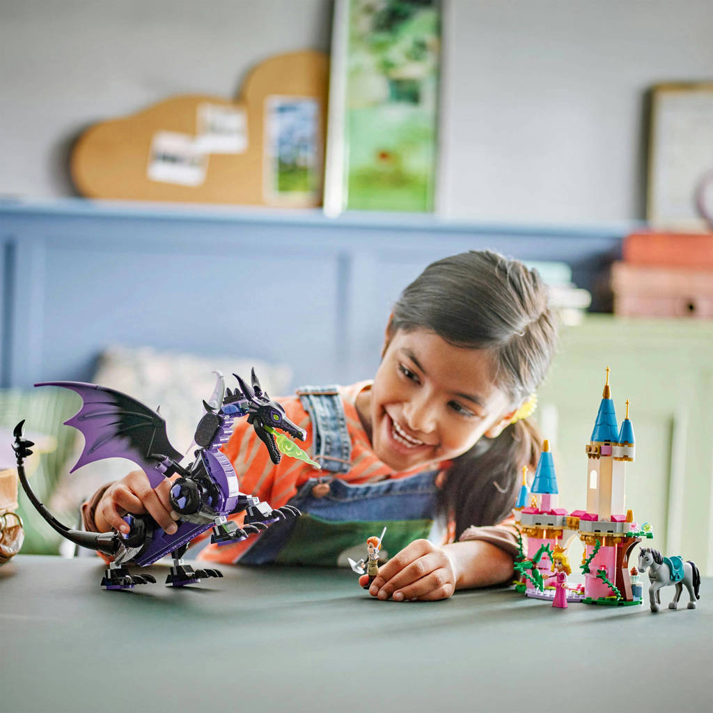 Heerlijke fantasie en bouwervaringMaleficent in drakenvorm Bouwbaar Speelgoed voor Kinderen 43240