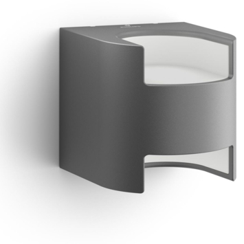Philips wandlamp Grass antraciet