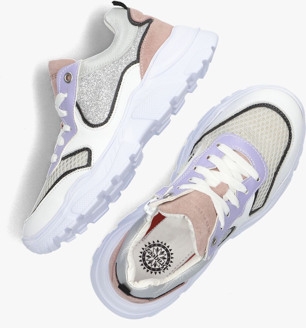 BRAQEEZ witte braqeez lage sneakers reece run