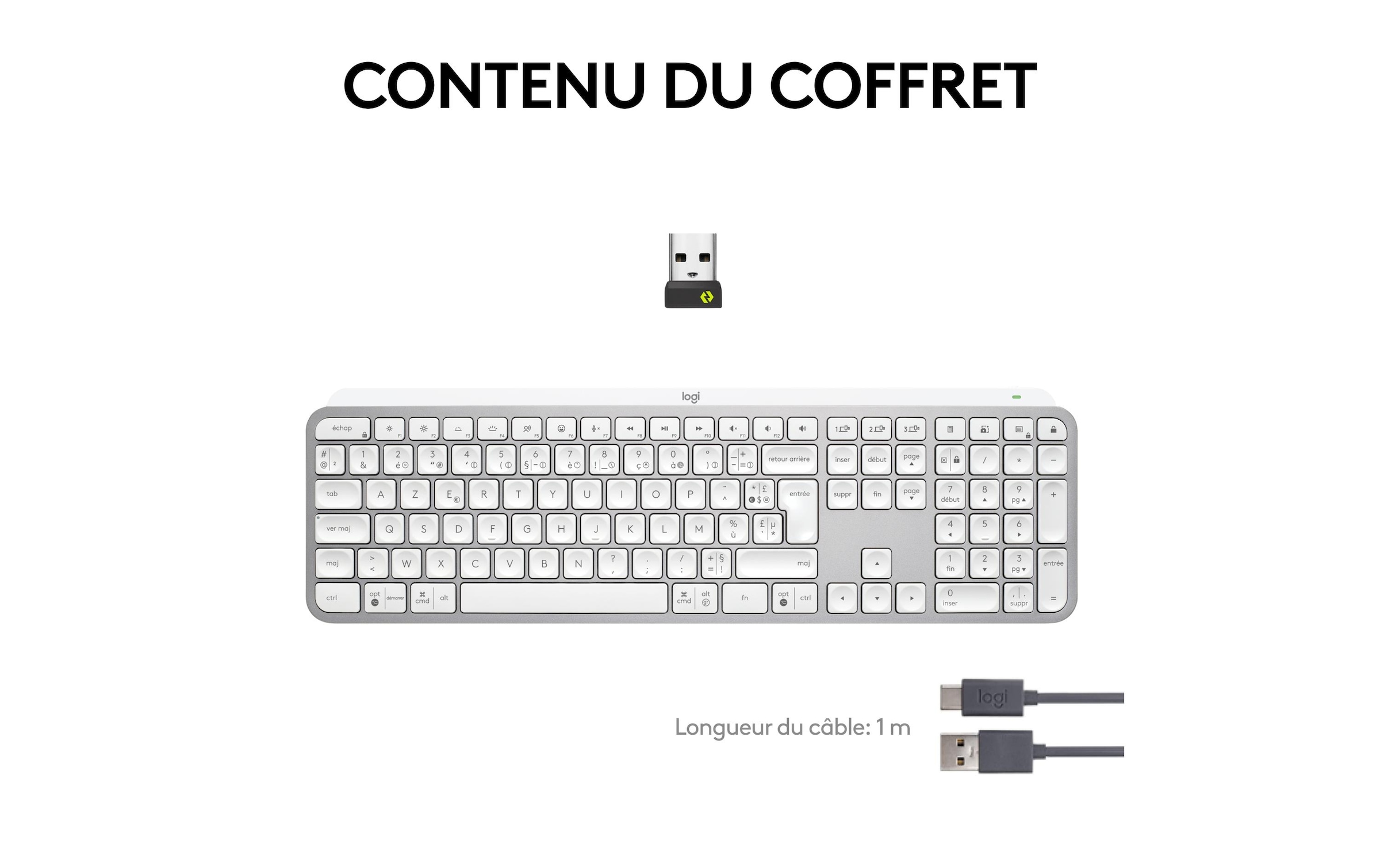 Logitech Wireless-Tastatur »MX Keys S CH-Layout« ()