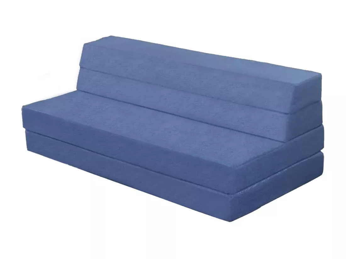 Matelas Pliable 135x190x12cm - Matelas Futon Pliant 2 en 1 - Matelas Mémoire de Forme - Canapé Lit pour Adulte Enfant - Matelas d'Invités et Matelas de Voyage