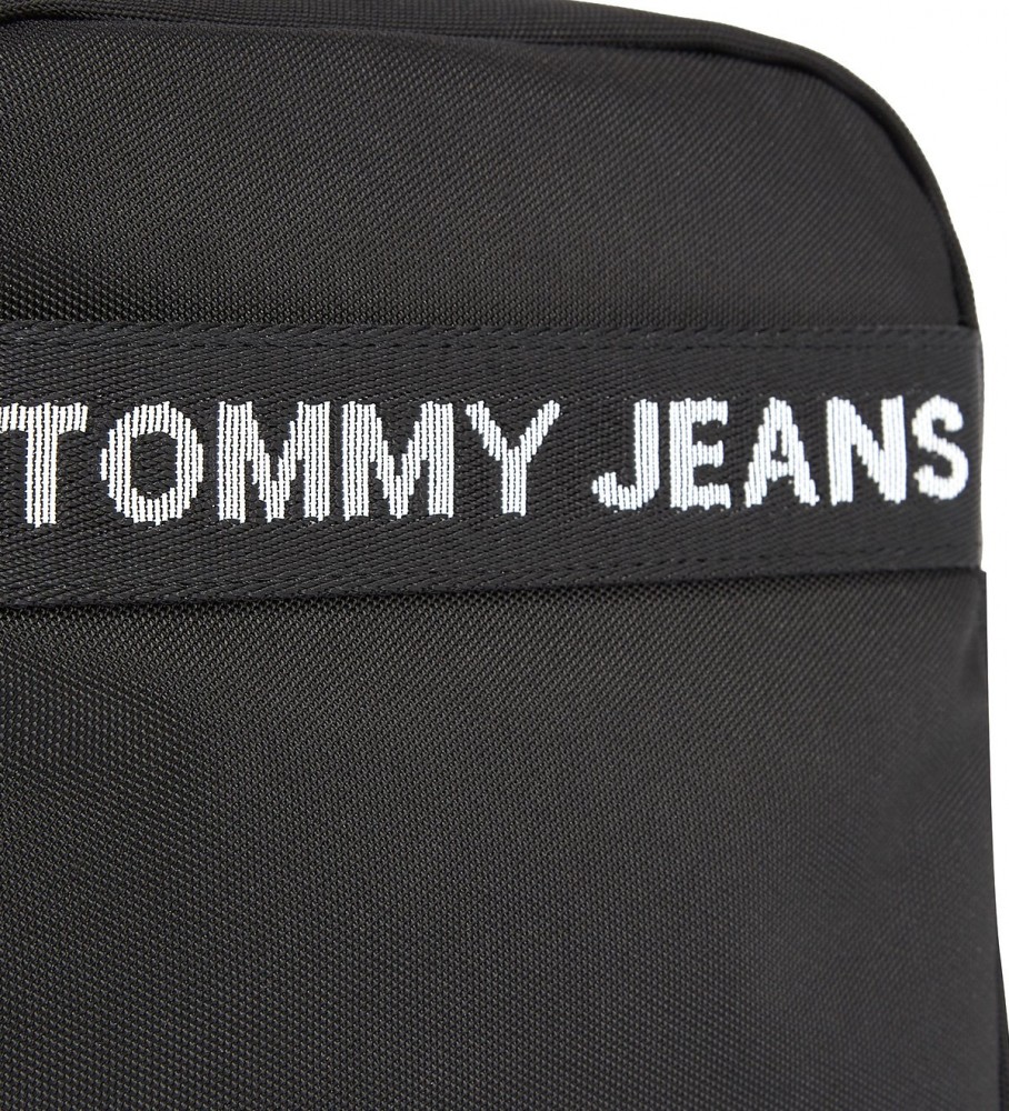 Bolsa Tommy Jeans Essential Recycled Reporter, preta