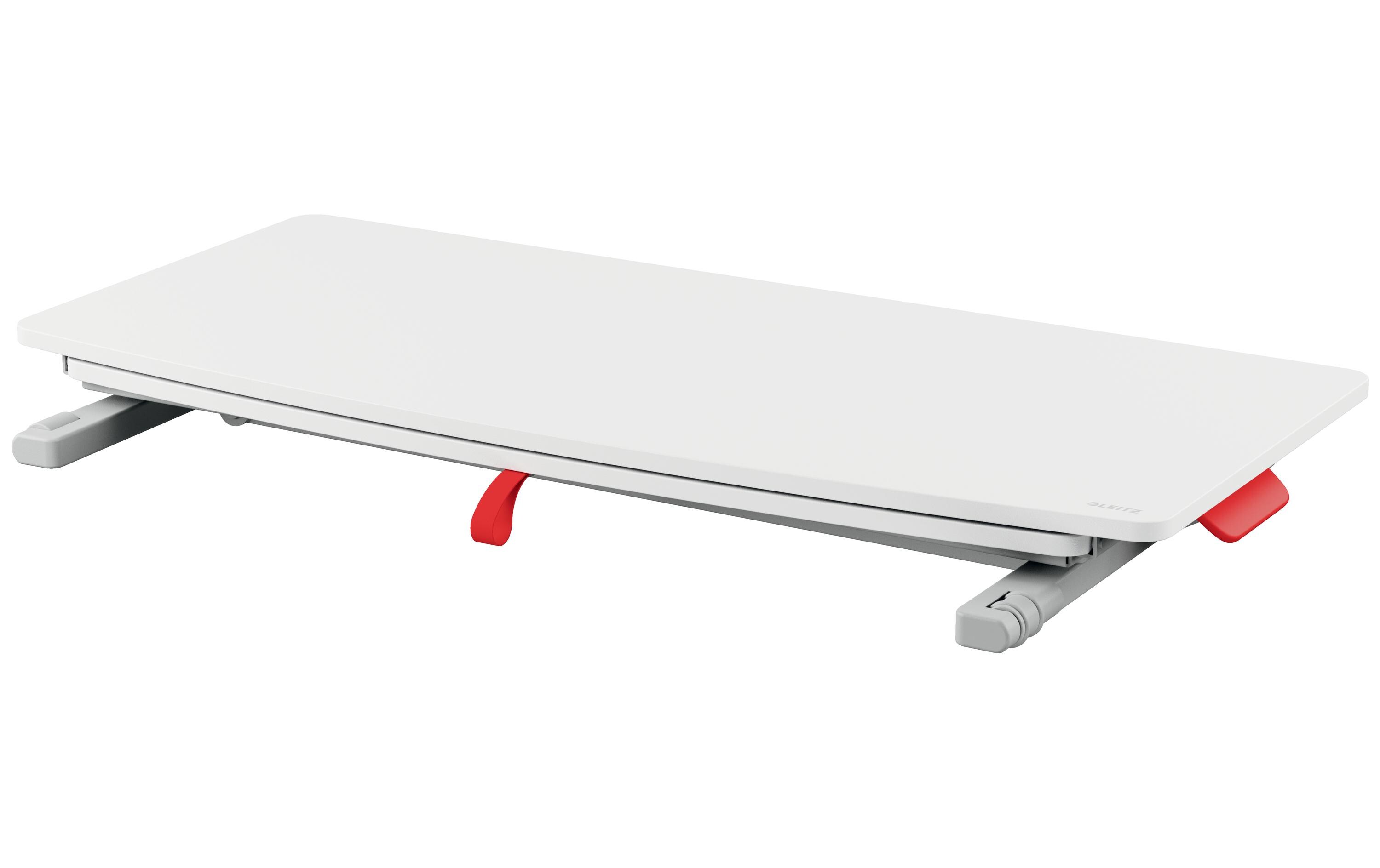 Ergo Cosy Höhenverstellbarer Schreibtischaufsatz<br>Leitz Ergo Cosy Höhenverstellbarer Sitz-/Steh-Schreibtischaufsatz mit ausziehbarer Tastaturablage