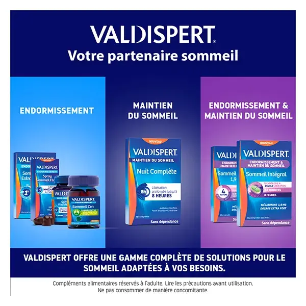 Valdispert - Auxiliar para Dormir - Gomas Zen Sleep - Melatonina 1,9mg - 30 Gomas