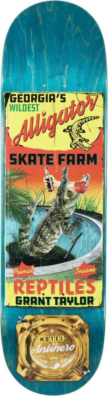 Antihero Motel 18 Skateboard Deck | SkatePro