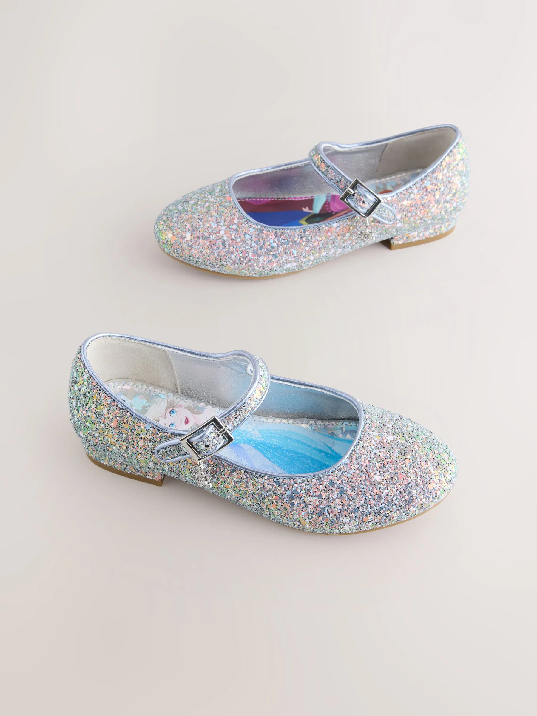 Blauw met glitter - Frozen Mary Jane-schoenen