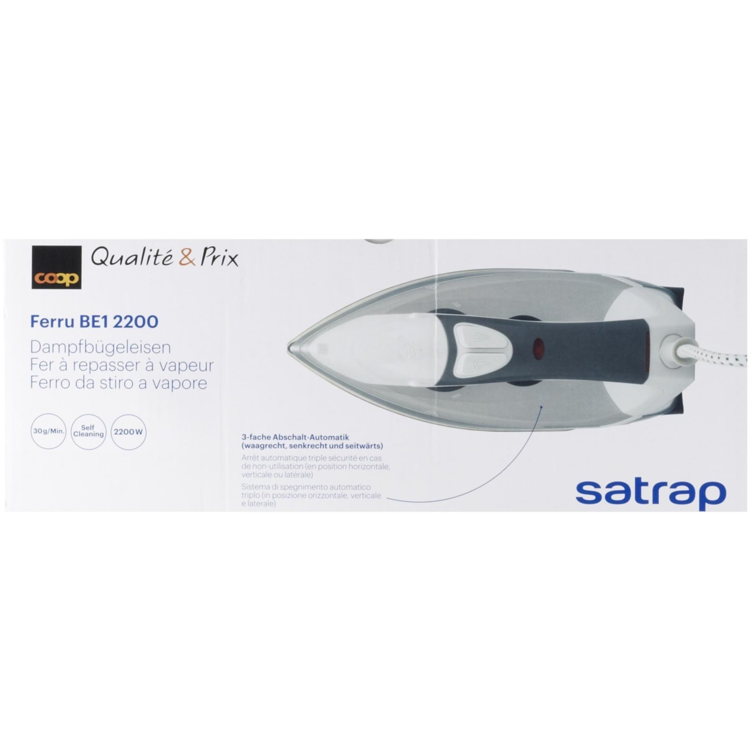 satrap Ferru BE1 2200 Dampfbügeleisen