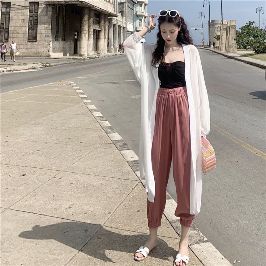 Sienne - Chiffon lange jas