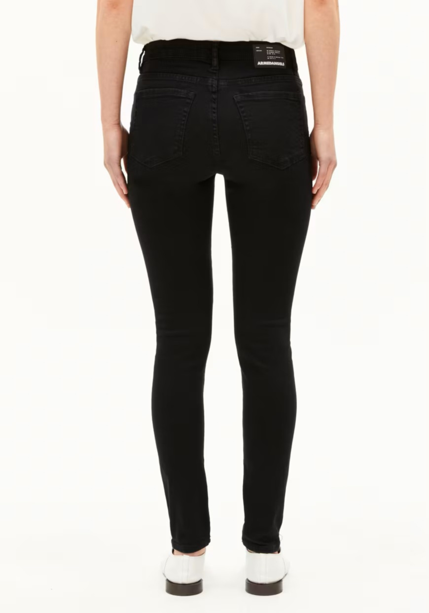Armedangels Damen-Jeans Tillaa Rinse Black