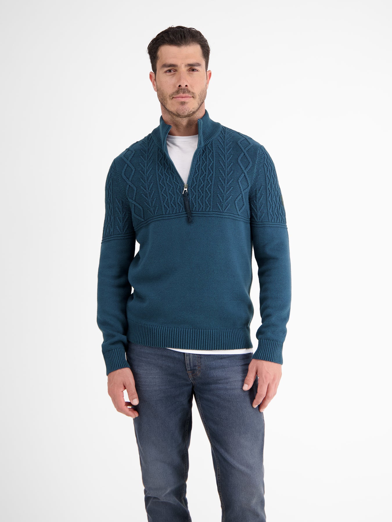 Stricktroyer mit Cable-Muster