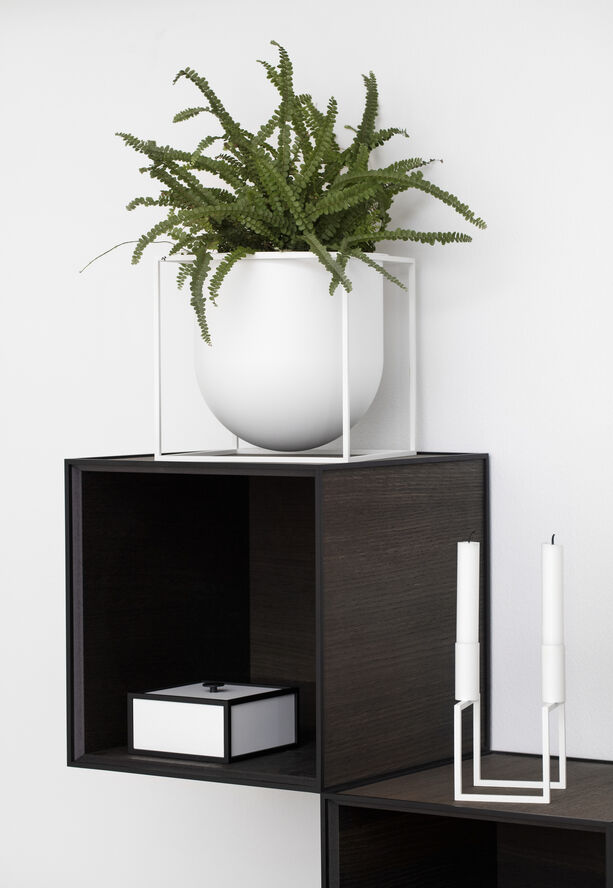 Audo Copenhagen Line, Candle Holder, White Hvid