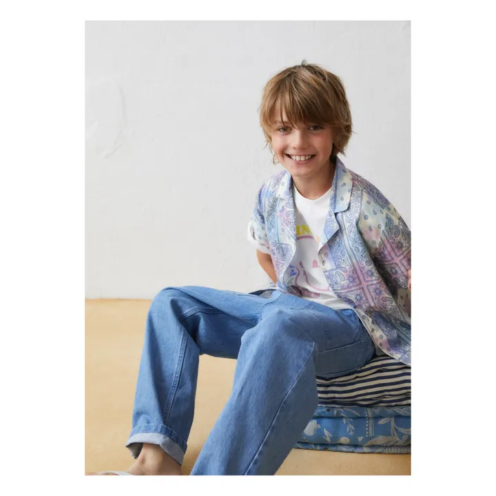 the new society Chemise Downtown | Bleu ciel