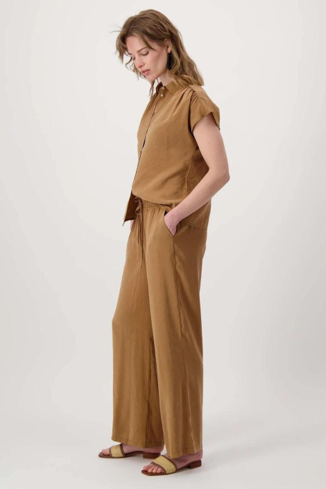 Zusss camel dames blouse