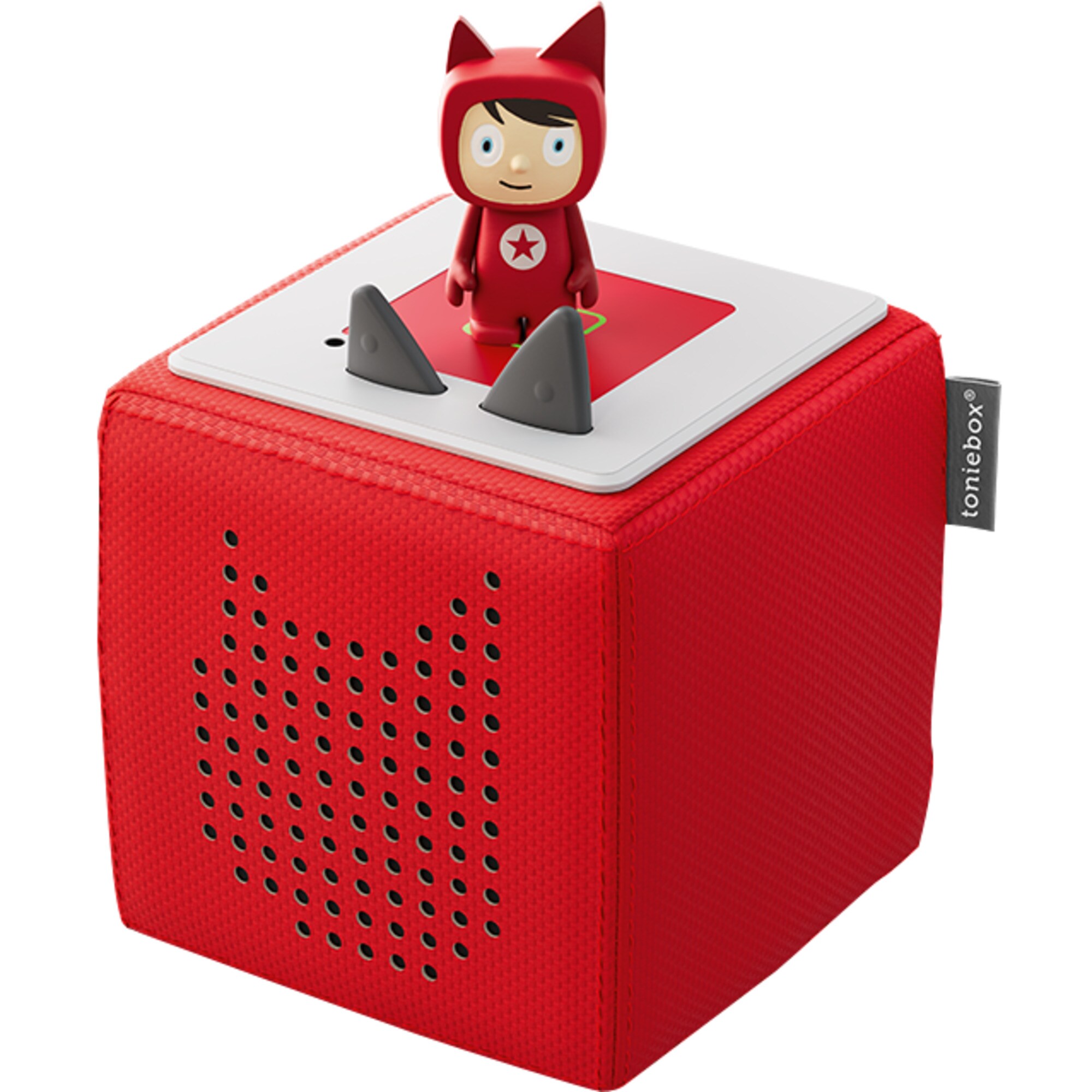 Tonies Lautsprecher Toniebox Starterset Rot (Kreativ-Tonie)