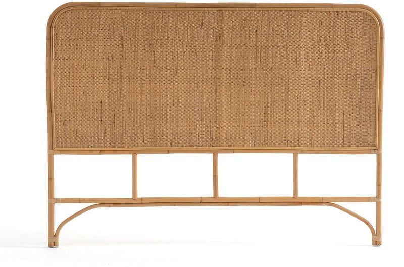 Ladara - Hoofdbord - Gevlochten Rotan - Beige Kleur - Handgemaakt