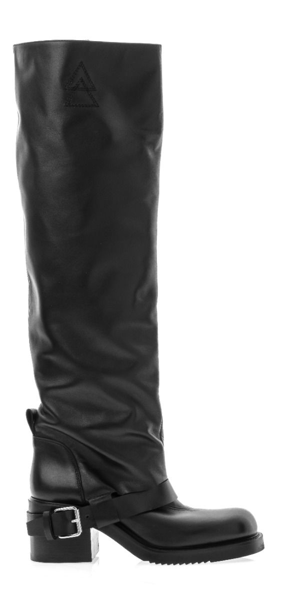 Elena Iachi Hooded Biker Boots