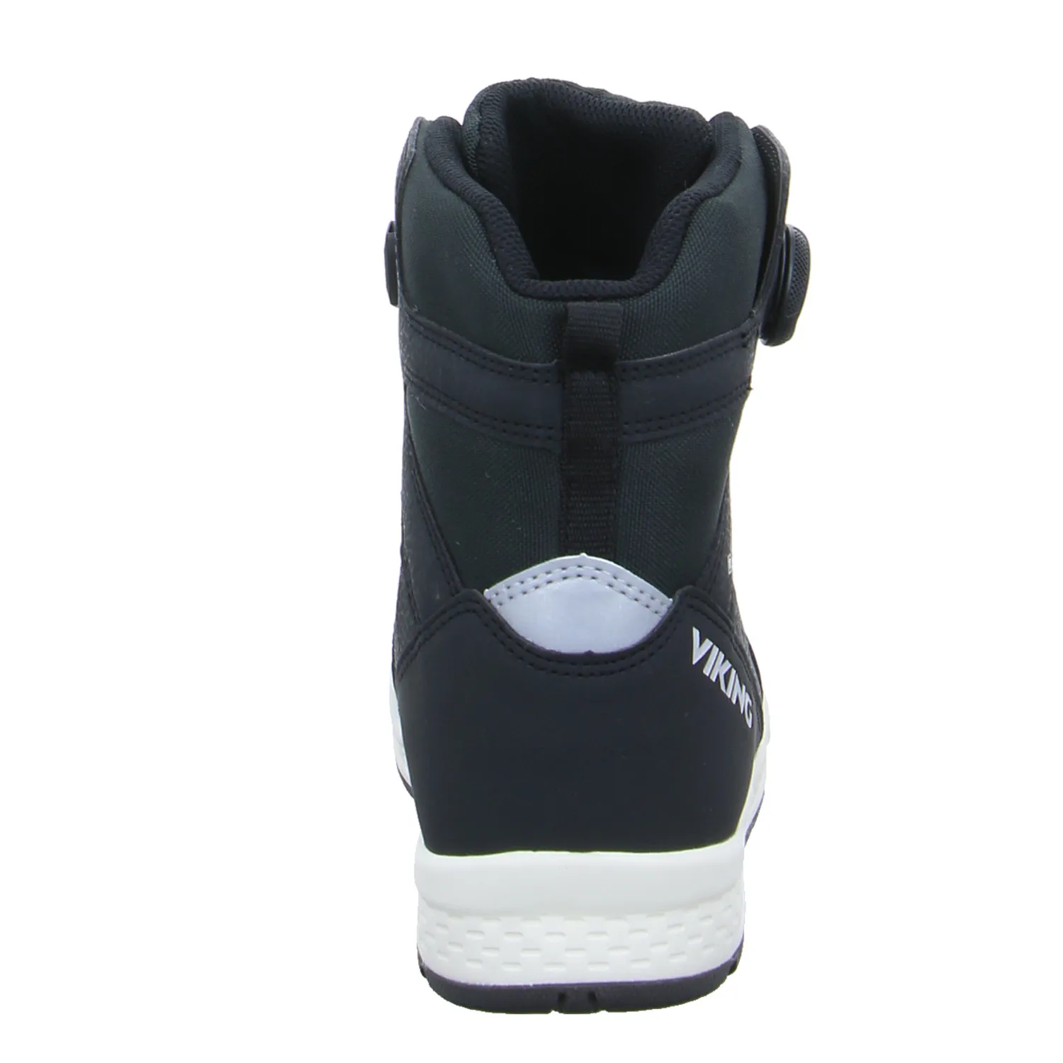 VIKING Jungen- Snowboot Membran Schwarz Textil  Unisex Schneestiefel