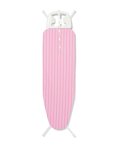 planche à repasser avec housse rose 120x38