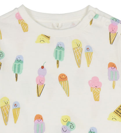 Stella McCartney Kids T-Shirt - Ivory m. Eistüten