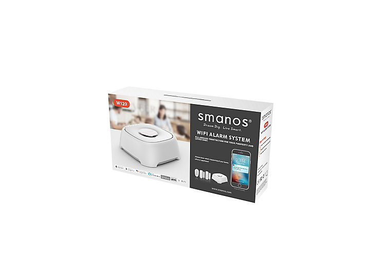 Alarme sans fil connectée Smanos W120