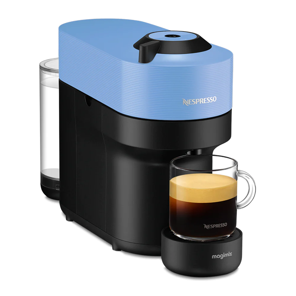 Cafetière à dosette Vertuo POP bleue Magimix