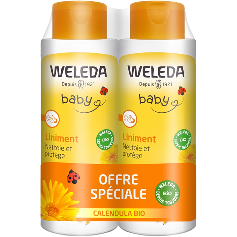 Liniments bio - Calendula - Bébé - 2 x 400 ml