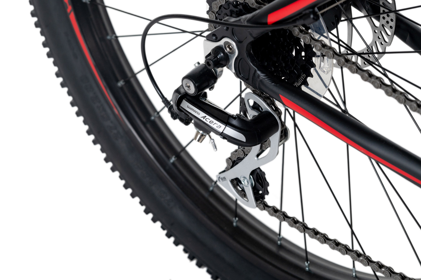 KS Cycling Mountainbike Hardtail 27,5'' Plus XCEED - schwarz-rot - 50 cm RH