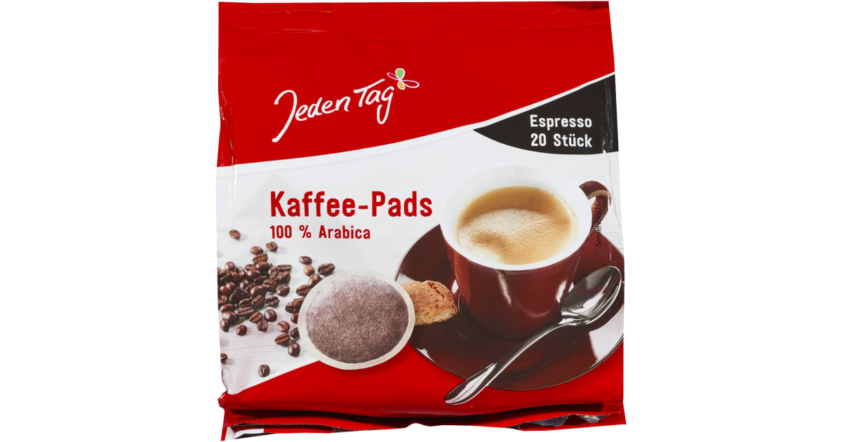 Jeden Tag Kaffee Espresso 20 Pads