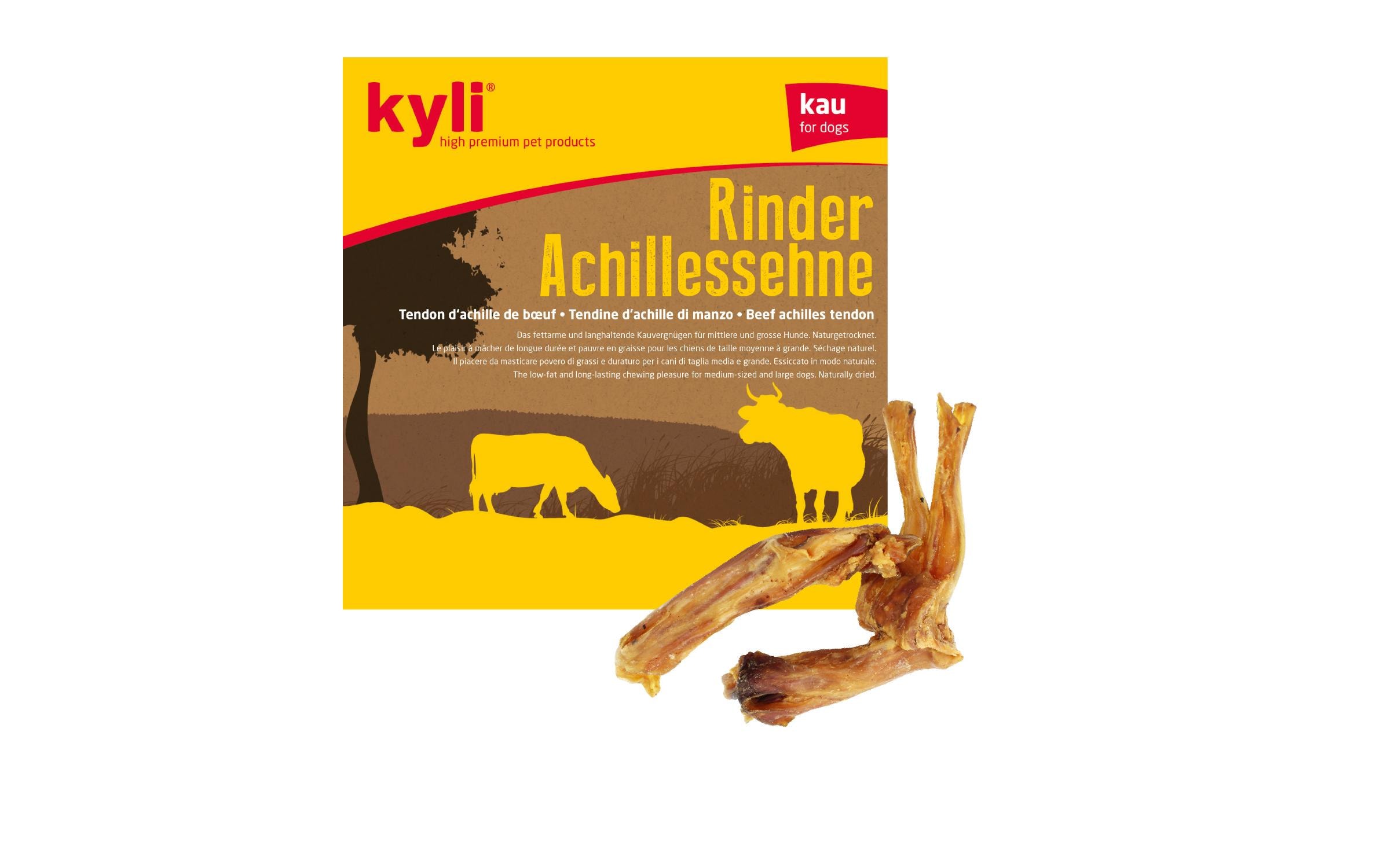 Kausnack Rinder Achillessehne, 200 gErgänzungsfuttermittel für Hunde