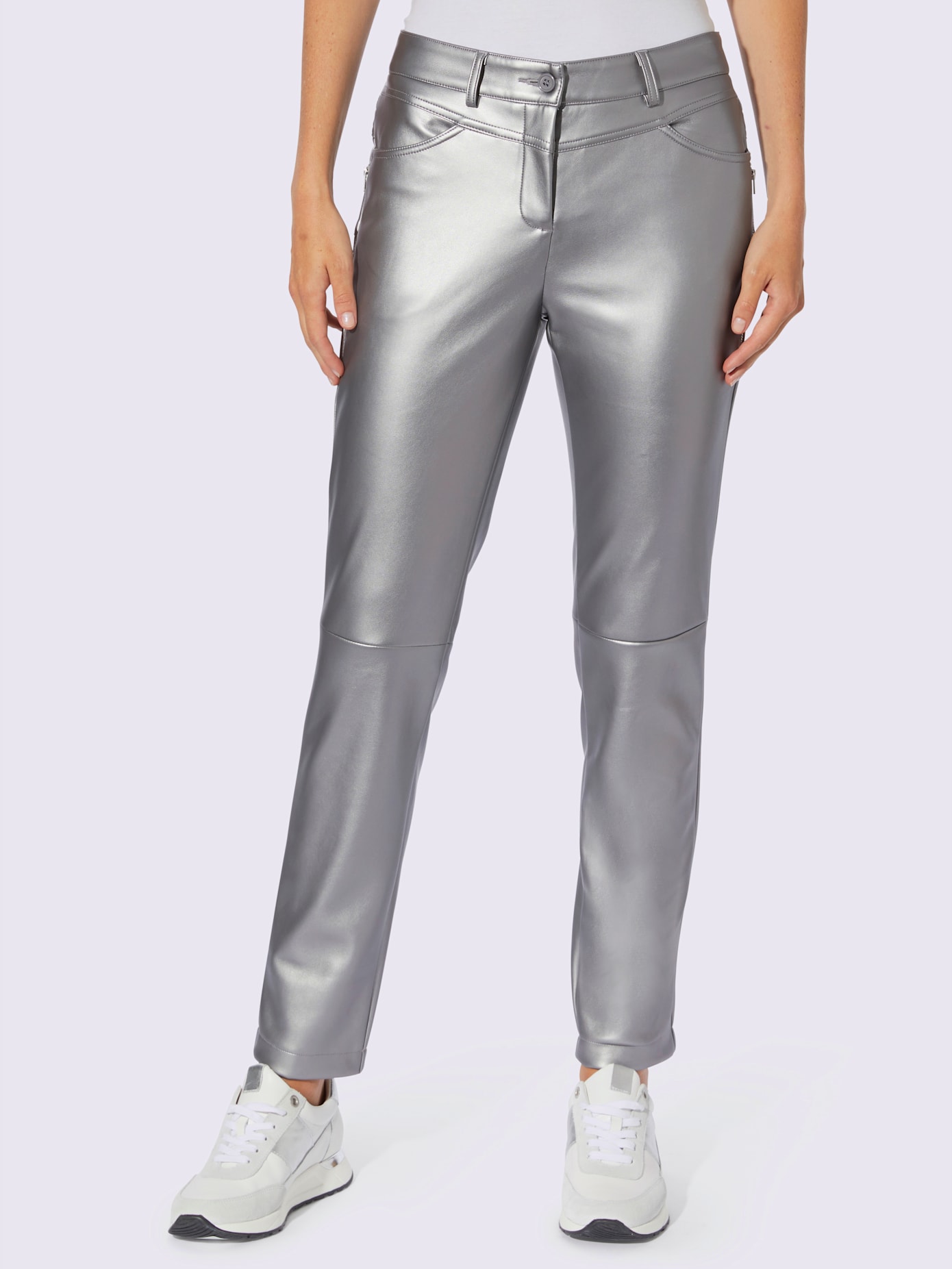 Pantalon glissières tendance