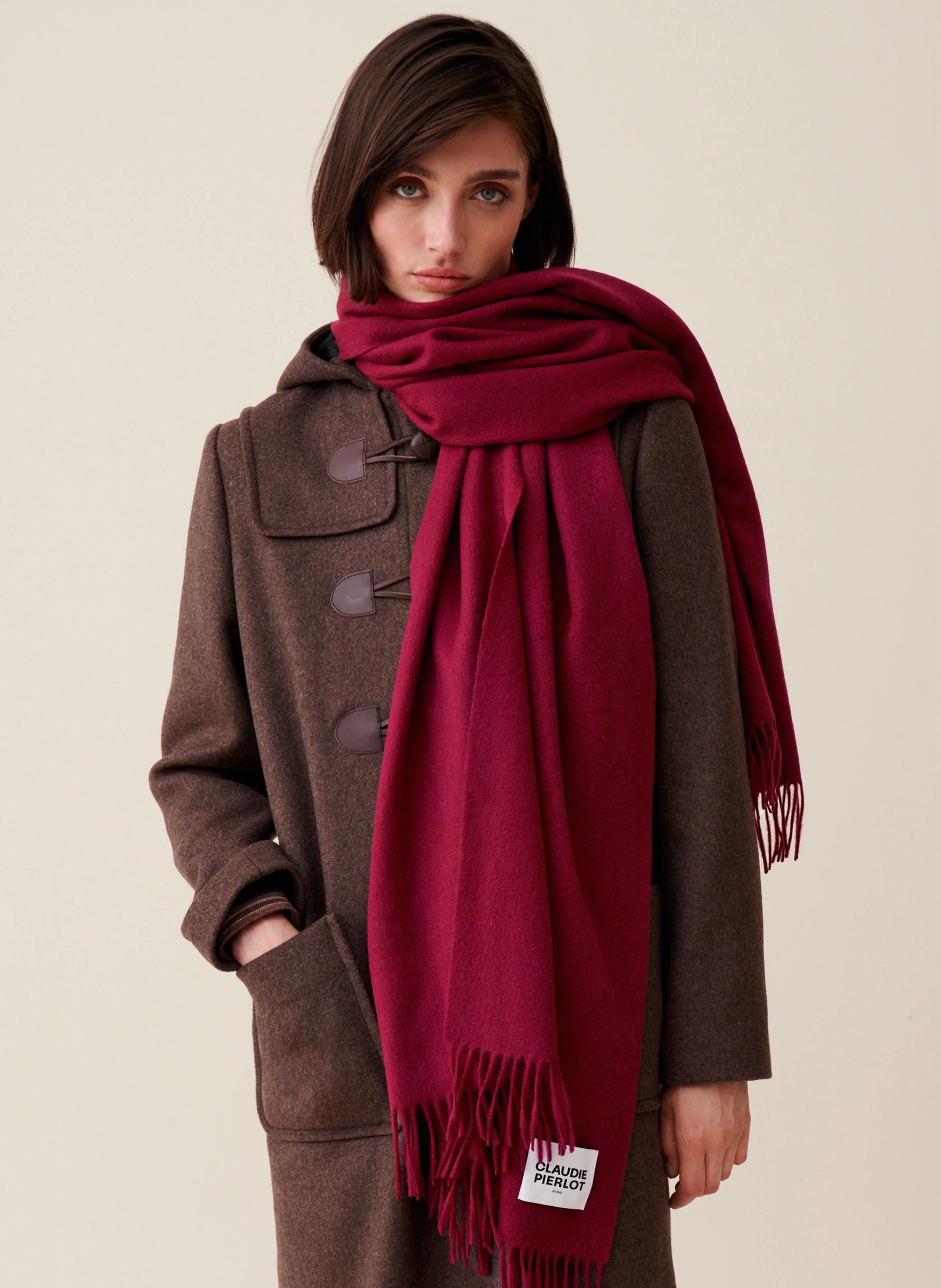 Echarpe en laine | Rouge