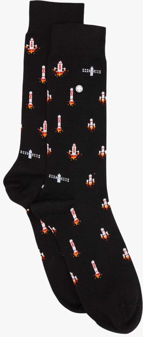 ALFREDO GONZALES zwarte alfredo gonzales sokken rockets in space