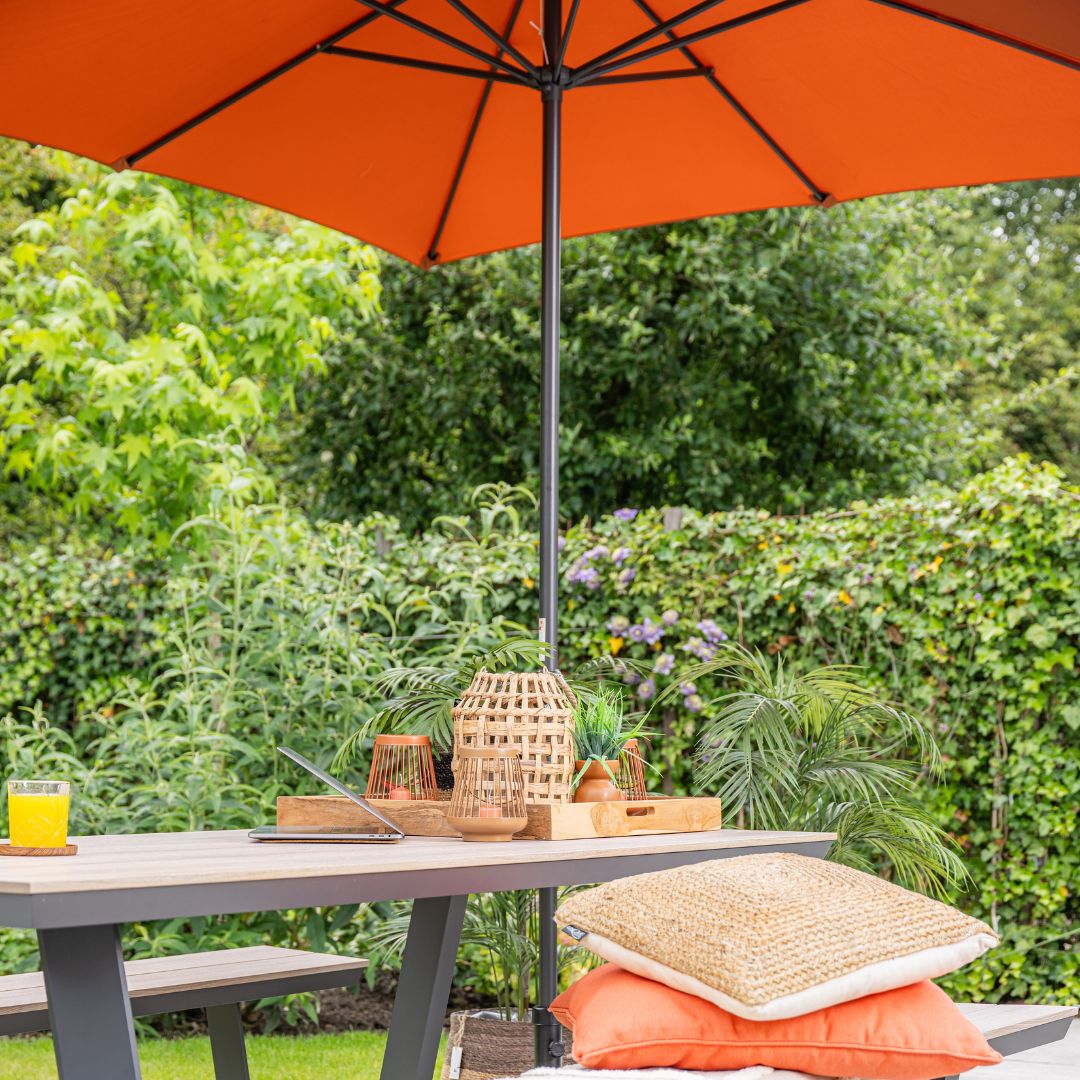Garden Impressions Lotus 250 cm parasol - Copper
