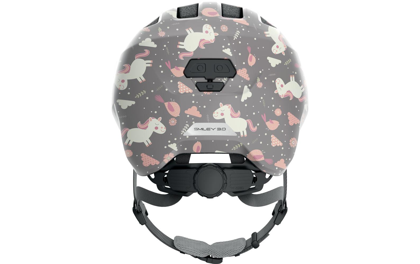 Helm Smiley 3.0 Grey Horse Shiny, SFahrradhelm für Mädchen