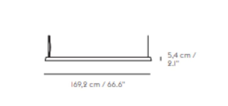 Muuto Linear hanglamp large LED zwart