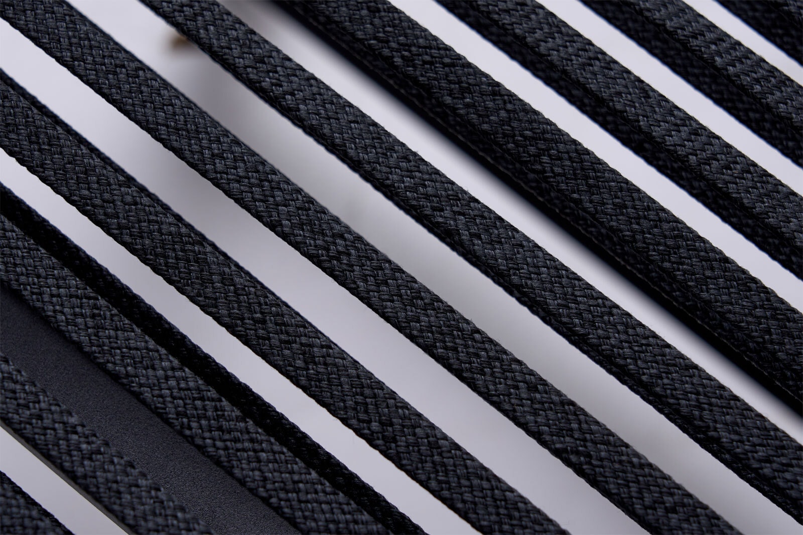 Garden FLAIR Fußhocker Outdoor LEIF schwarz /Rope