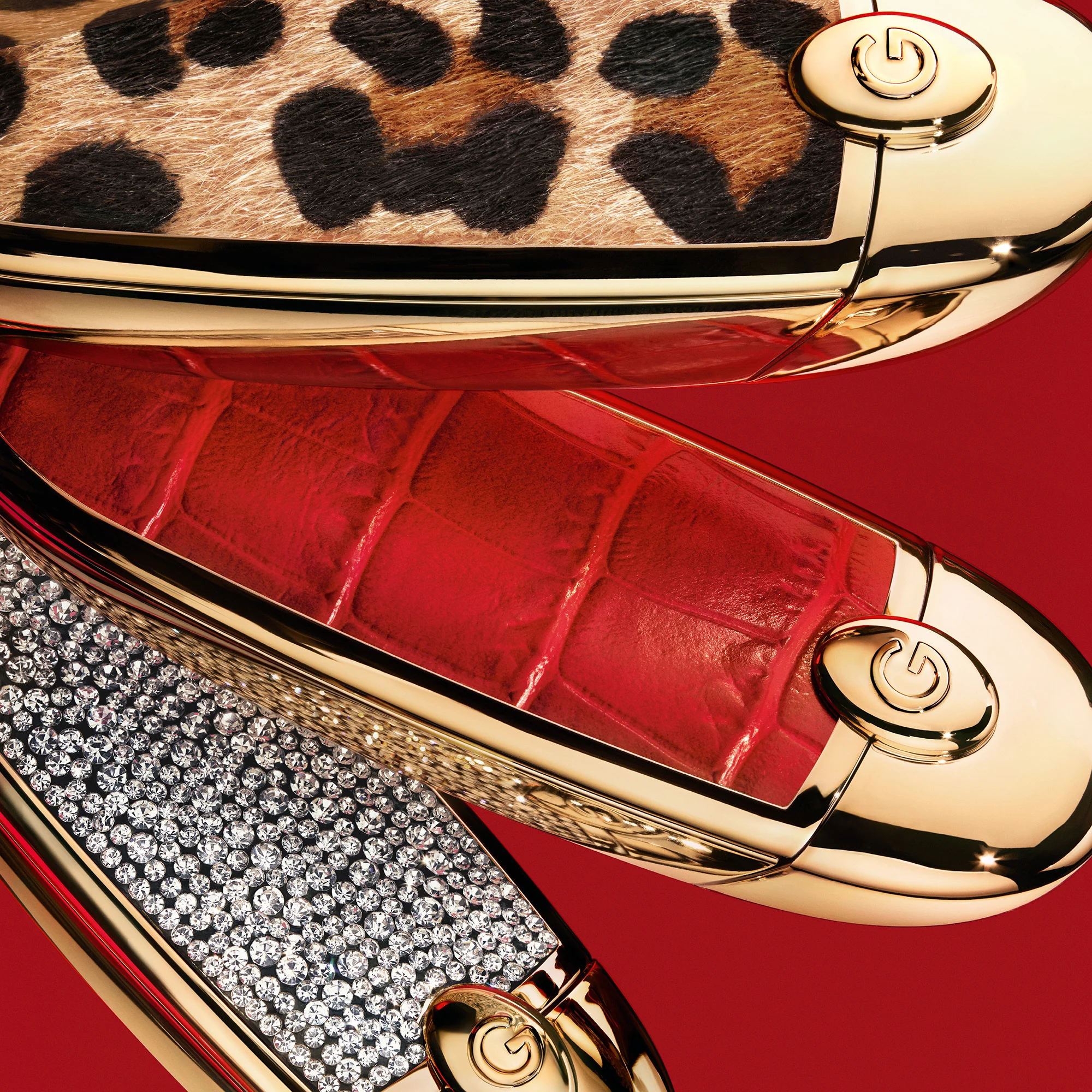 ROUGE G L'écrin bijou double miroir Le rouge à lèvres soin personnalisable |- Le Camel