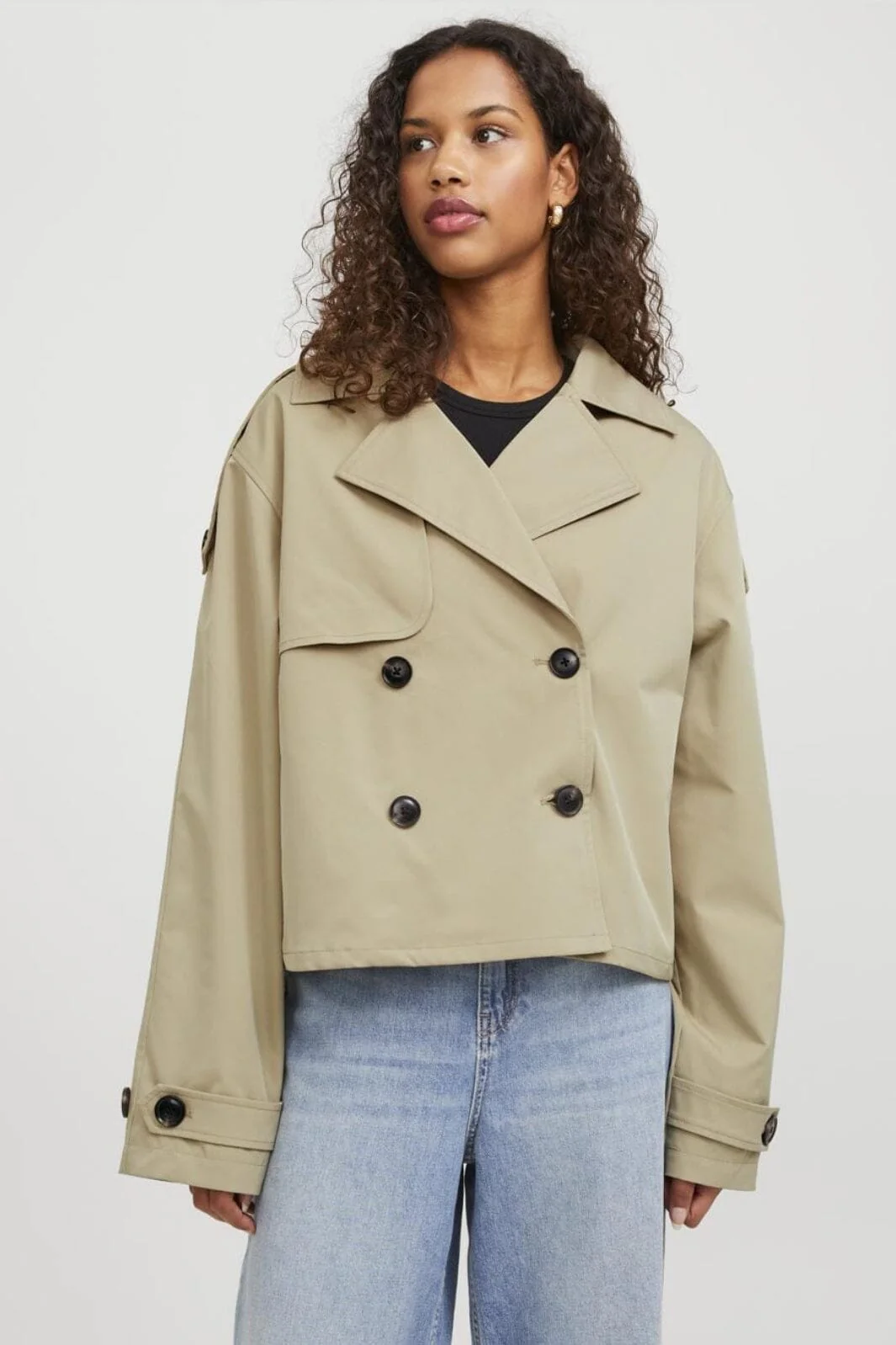 Jjxx Jxcarlie Short Trenchcoat Sn 4382619 twill