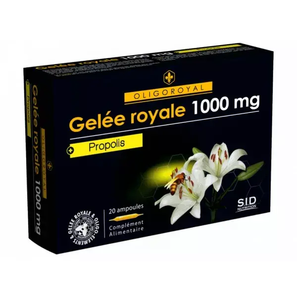 SID Nutrition Oligoroyal Geléia Real - Própolis 20 ampolas