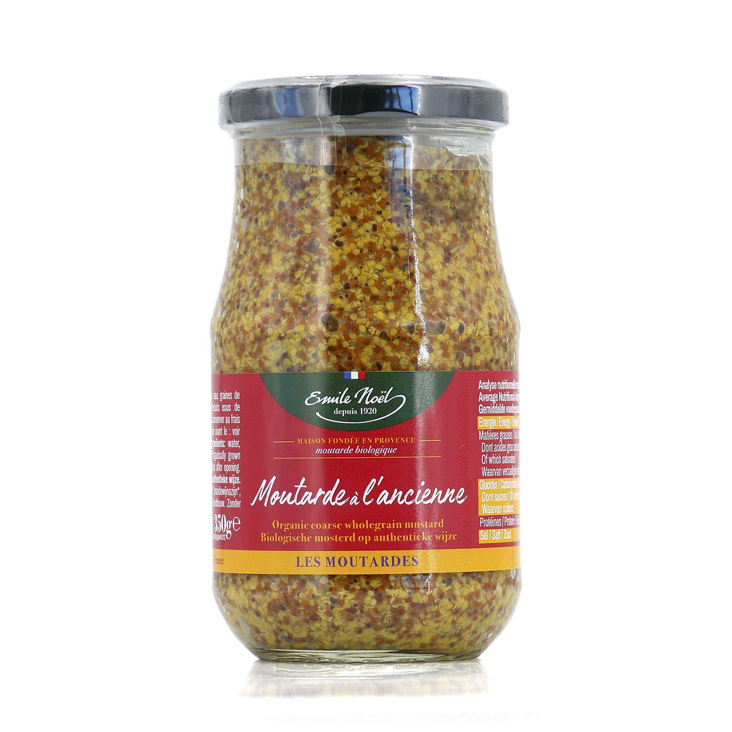 Moutarde à l'ancienne en grains bio - Emile Noel
