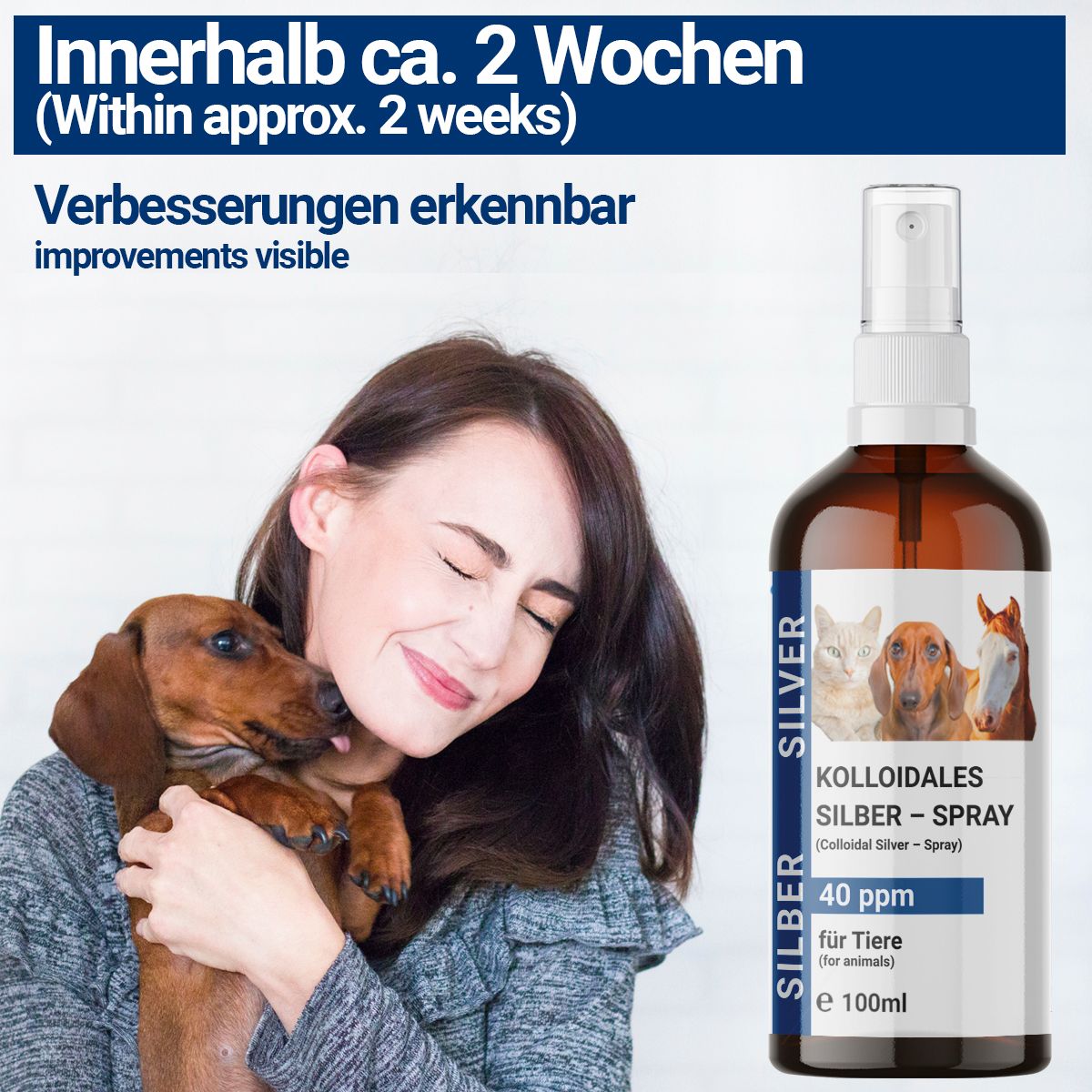BMUT Kolloidales Silber Spray für Haustiere