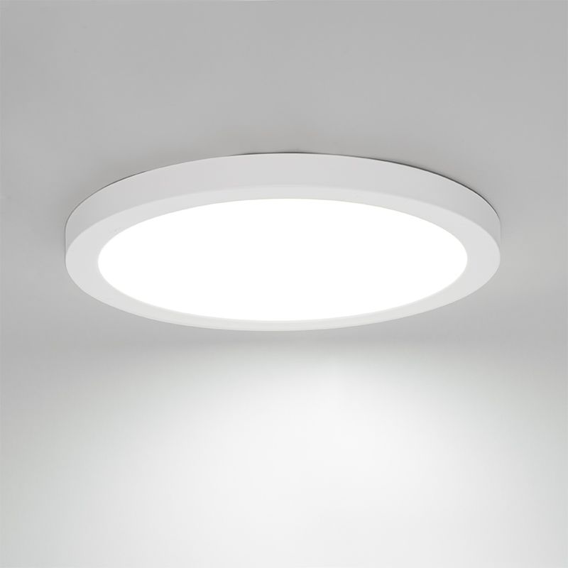 Set van 6 In- of opbouwspot wit 30 cm incl. LED 3 staps dim to warm - Trans