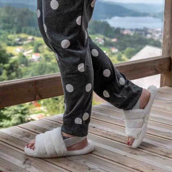Chaussons BLANC MERRY SCOTT